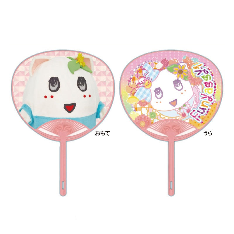 FL 応援うちわレギュラーG（ふにゃっしー持ち手ピンク）