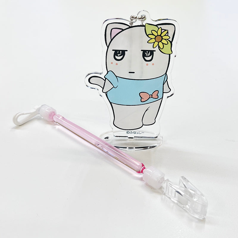 FL ジト目アクリルスティックキーホルダー（ふにゃっしー）