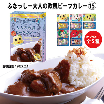 FL ふなっしーコラボ大人の欧風ビーフカレー15（カード１枚入り（全5種））