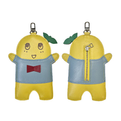 FL 本革ふなっしー型コインケースキーホルダー