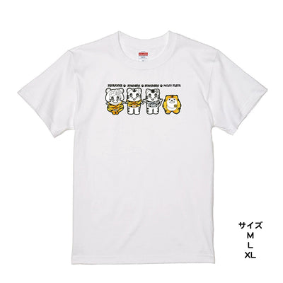 FL とらっしーファミリーTシャツ（ホワイト）