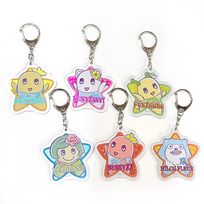 FL ふなっしーキラキラ星型アクリルキーホルダー（全6種）ブラインド品