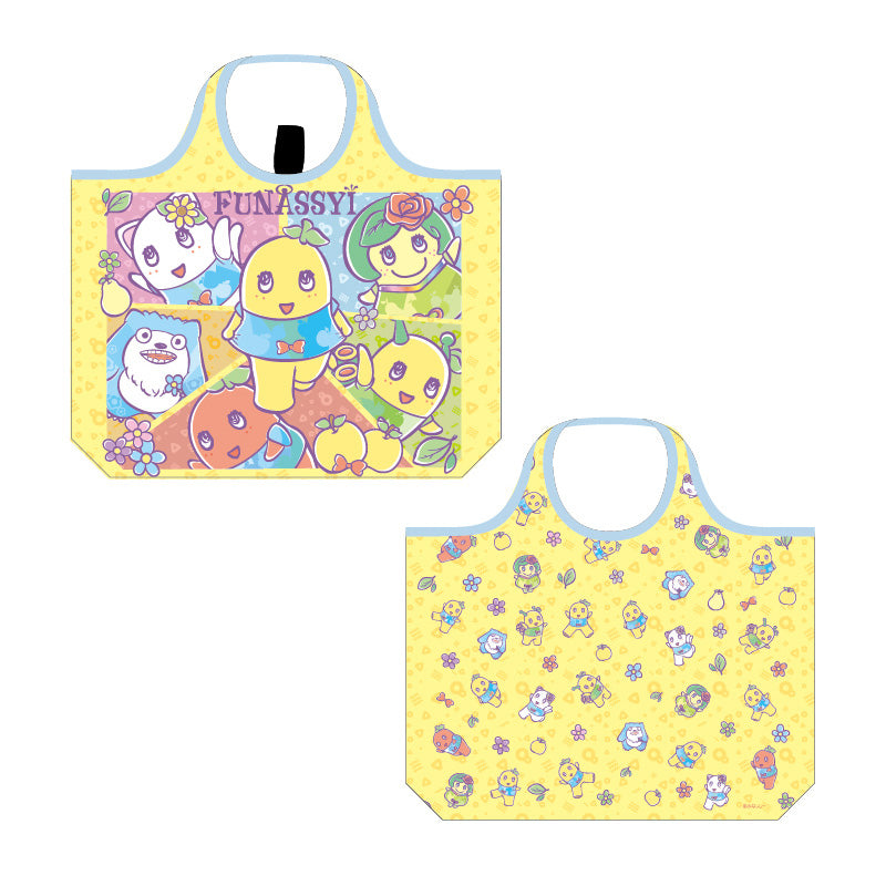 FL OH!FUNASSYI!ゴム留めエコバッグ（L）