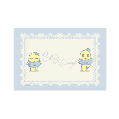 FL カーテシーふなっしーランチョンマット（ブルー）