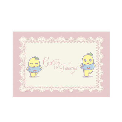 FL カーテシーふなっしーランチョンマット（ピンク）