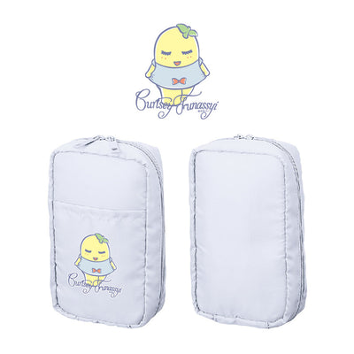 FL カーテシーふなっしーマルチポケットポリポーチ　ロング（ブルー）