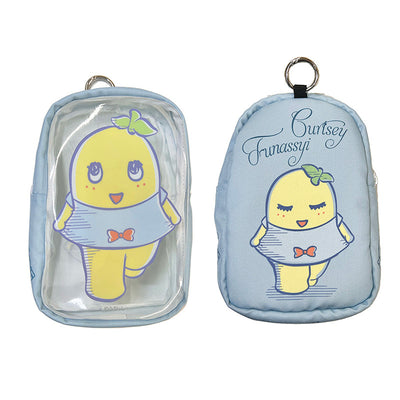 FL カーテシーふなっしーダイカットポーチ（部材：銀色）