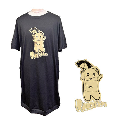 FL ロングTシャツ（パラソル）ブラック Fサイズ