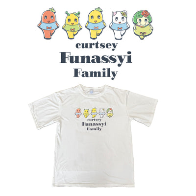 FL ふなっしーカーテシーファミリーTシャツ（Fサイズ）