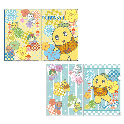 FL 和柄調クリアファイル２枚セット