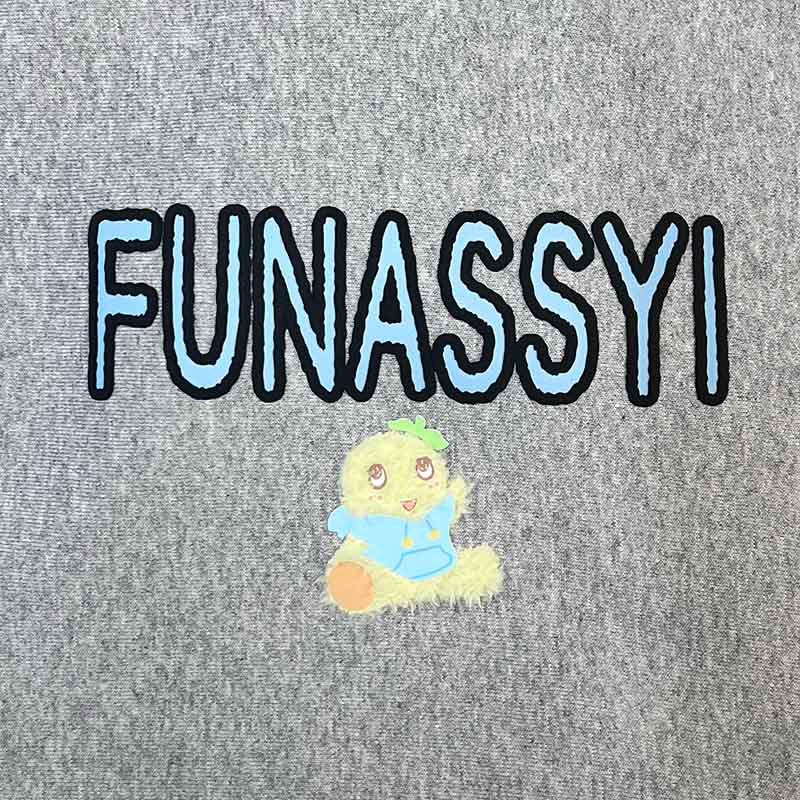 FL原宿POPふなっしーパーカー（ミックスグレー）