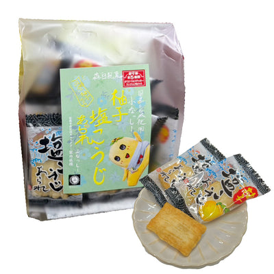 FL 森白製菓コラボふなっしー柚子塩こうじあられ（第9弾）オリジナルステッカー付き