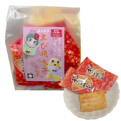 FL 森白製菓コラボふなっしー えび明太子あられ（第9弾）オリジナルステッカー付き