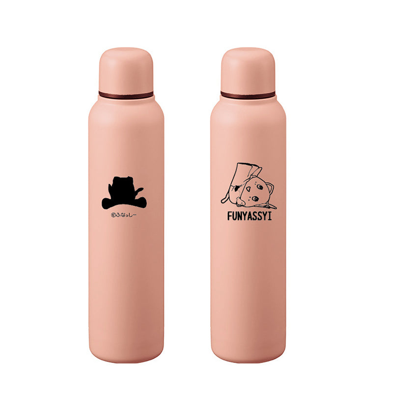 FL ふにゃっしースティックサーモボトル350ml（スモークピンク）