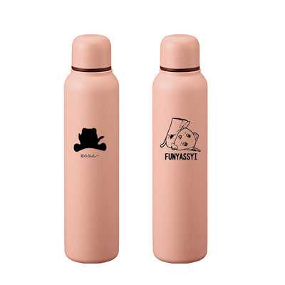 FL ふにゃっしースティックサーモボトル350ml（スモークピンク）