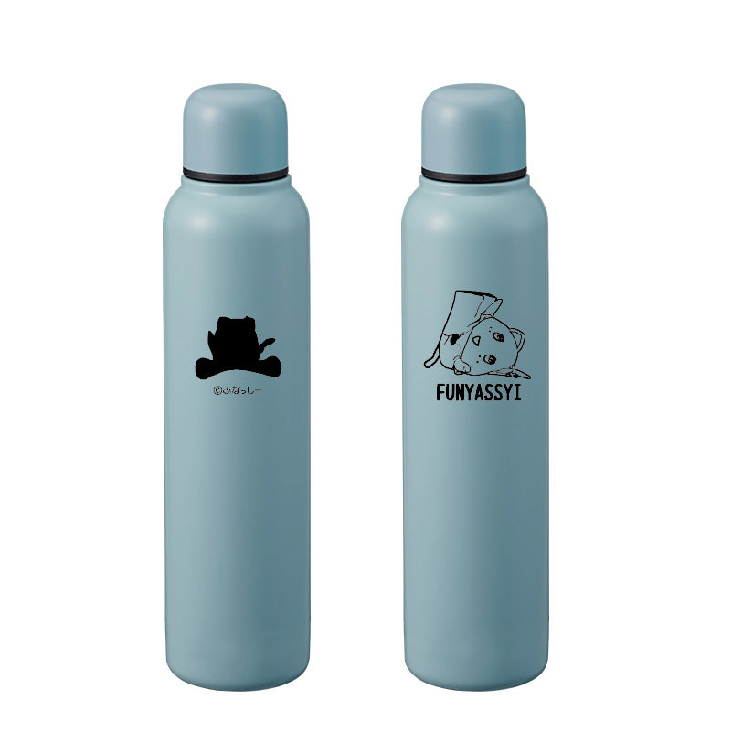 FL ふにゃっしースティックサーモボトル350ml（スモークブルー）