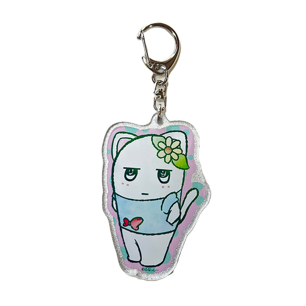 PochiMart】FL ジト目ふにゃっしー キラキラアクリルキーホルダー
