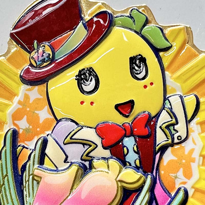 FL ふなっしー地上降臨14th　ピンブローチ（レッド）