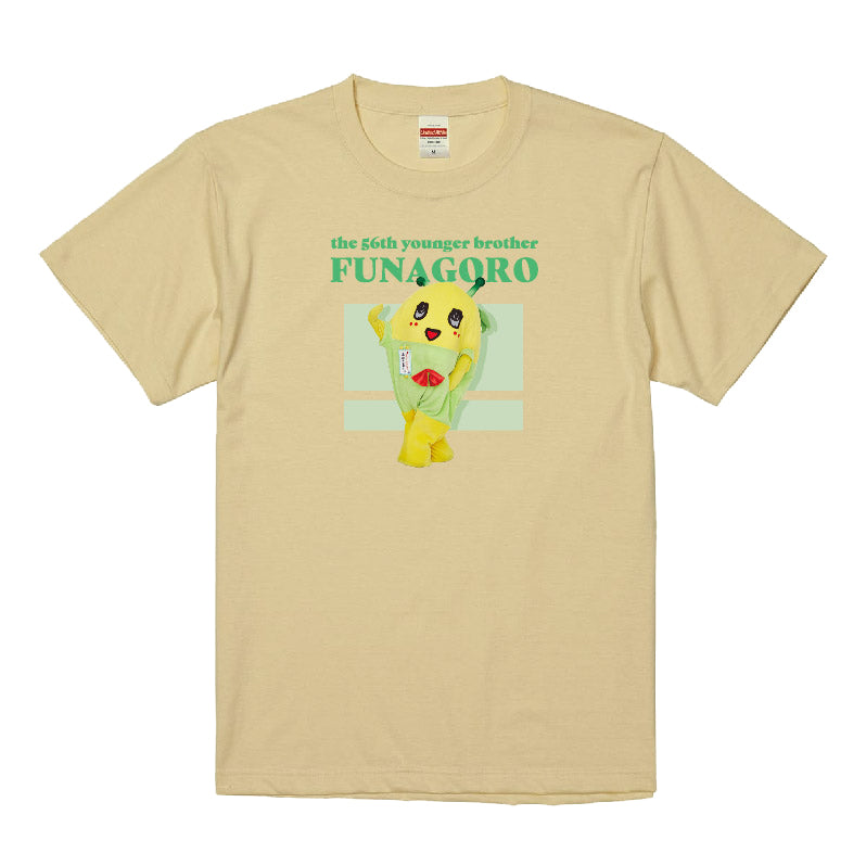 FL ふなごろー実写Tシャツ（Lベージュ）