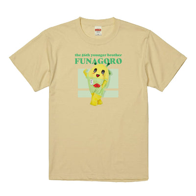 FL ふなごろー実写Tシャツ（Lベージュ）