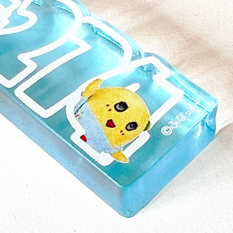 FL アクリルスティックネームキーホルダー（ふなっしーブルー）