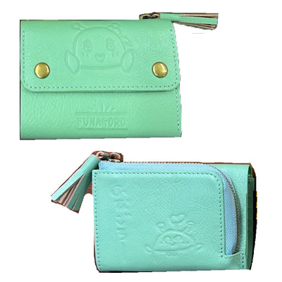 FL ふなごろー本革折りたたみ財布（グリーン）