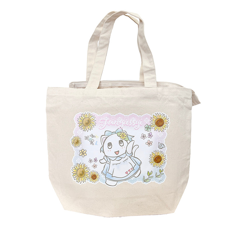 FL ふにゃっしーBDジッパー付きトートバッグ（M）